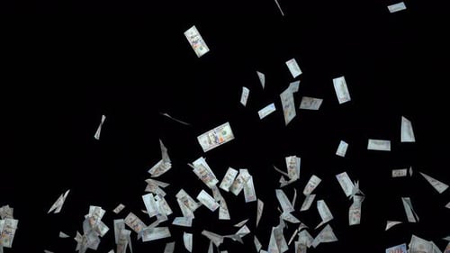 Cash Deluge: Realistic 4K Money Rain Animation with Octane Render