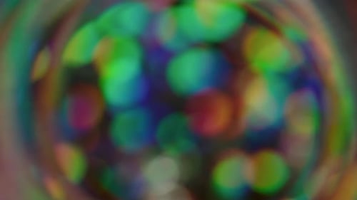 Holographisches Kaleidoskop, Bokeh-Licht, Flicker, Flare