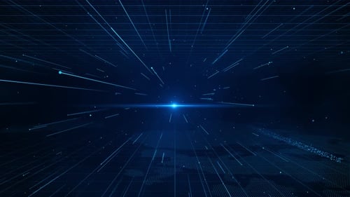 3D Digitale Cyber-Matrix-Technologie Speed Connect Hightech-Leiterplattenhintergrund 3D-Hintergrund, Ai