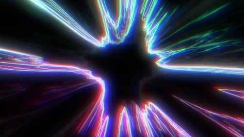 Abstract Background Futuristic Dance VJ Loop
