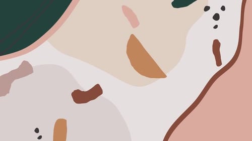 Abstract Organic Flowing Shapes Background Animation