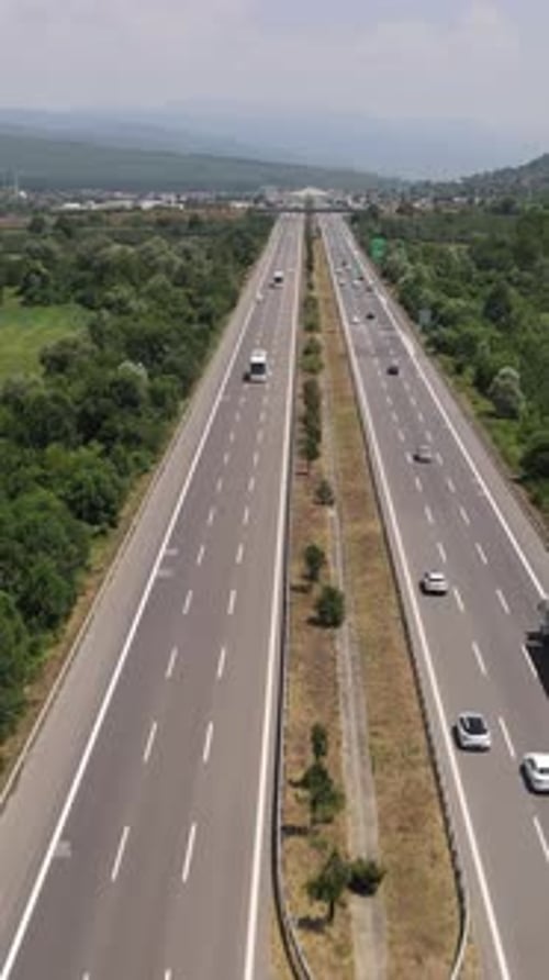 Fahrende Autodrohne