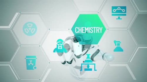 Chemistry touch screen animation