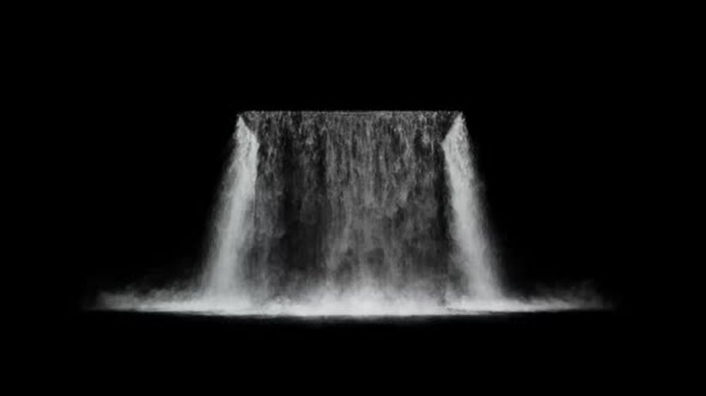 Realistic Waterfall Animation with Alpha Channel, Overlays Motion ...