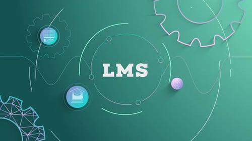 Infographic Lms Green Background Looped