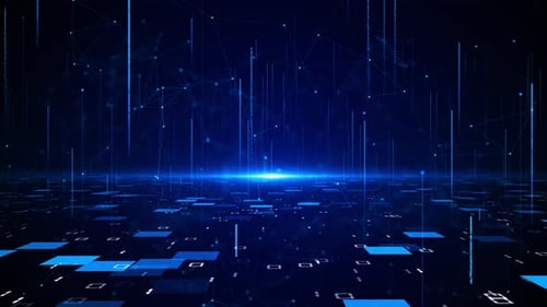 Cybersicherheit Digitale Informationstechnologie Konzept Schutzsystem Datenfluss Online-Kriminalität