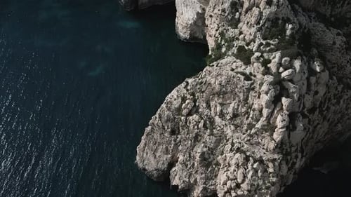 Malta - Mediterranean travel destination, cliffs near Xlendi Bay on Gozo