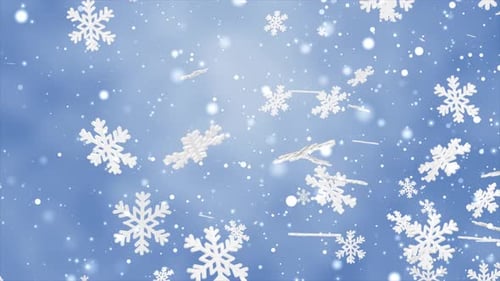 Fondo navideño azul Loop V2