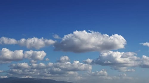Bright And Soft Clouds Time Lapse 2