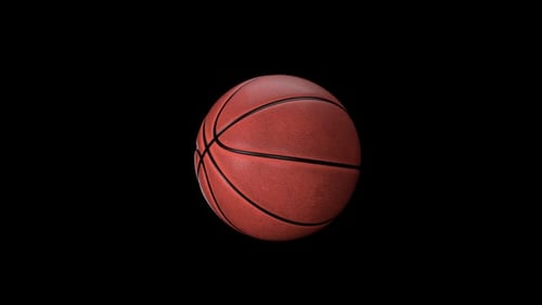Basketball spinning ball