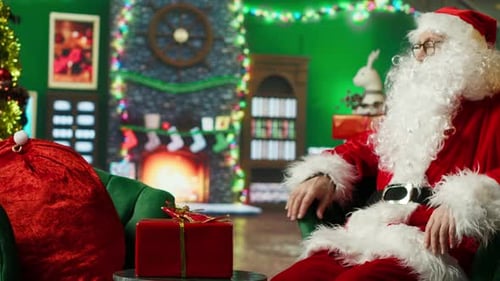 Santa Claus Surprised By Christmas Miracle After Finding Gift in Workshop