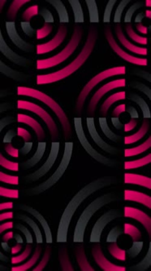 Vertical Video - Stylish Red and Black Geometric Abstract Background