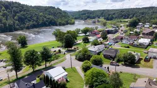 Mill Town Fries Virginia aerial