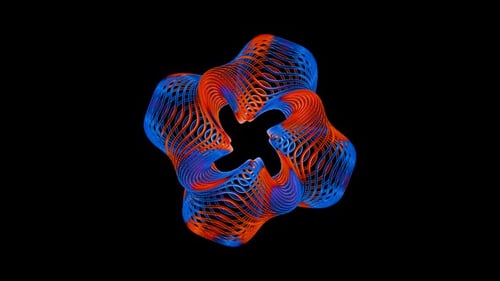 Dynamic Swirling Patterns in Vibrant Colors for Mesmerizing VJ Loops