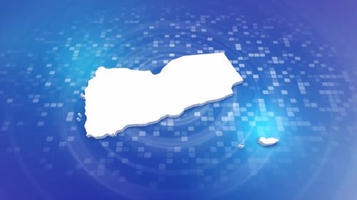 Futuristic Digital Map Outline Reveal Animation