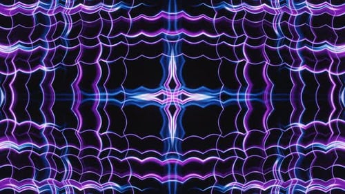 Purple Gradient Blinking Neon Lines Vj Loop Animation Background