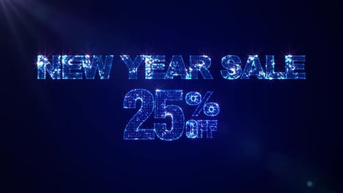 New Year Sale 25 Percent Off