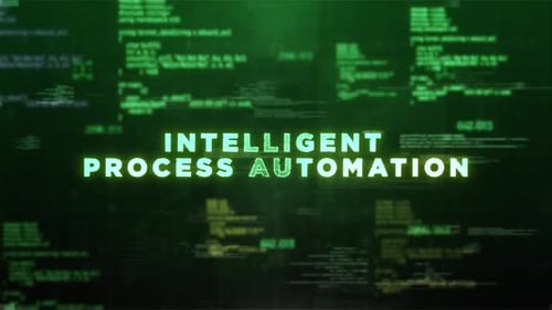 Intelligent Process Automation Style Hologram Video