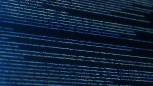 Digital transformation Binary code Programming Computer script.