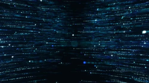 Abstract Glitter Particle Lines