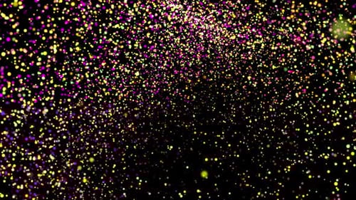 Abstract Colorful Particle Wave Flow Background Loop V3