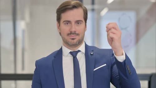 Portrait of Real Estate Agent Showing home Keys