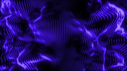 Blaue Streifen-Hintergrundanimation eines bewegten abstrakten Hintergrunds Digital generierter Hintergrund