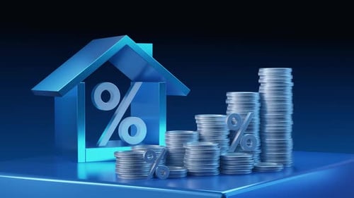 Konzept für Wohnungsfinanzierung und Zinssätze