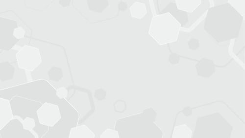 Clean White Geometric Hexagon Network Animation