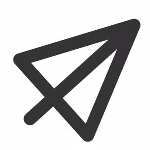 Wiggling Flat Design Paper Airplane Icon Animation
