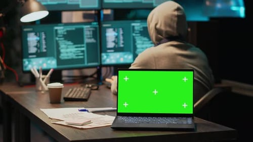 Junger Datendieb nutzt Greenscreen, um in IT-Server einzubrechen