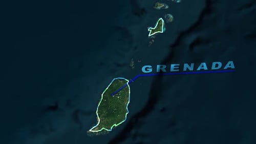 Animation der Grenada-Karte