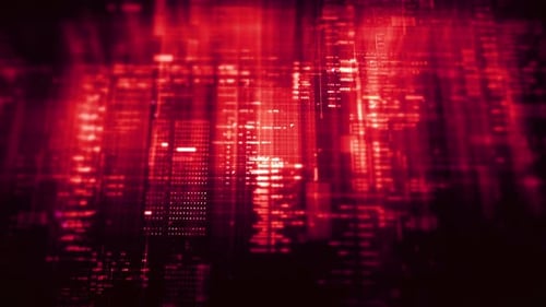 Advance Screen Display Data Matrix Simulation Background 31