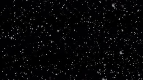 Seamless Looping Falling Snow Particles Overlay