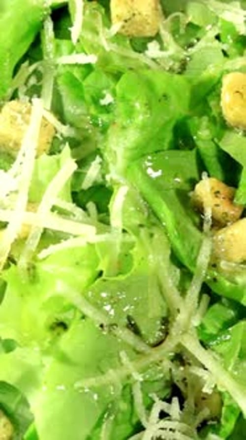 Vertical View Of Mixed Salad