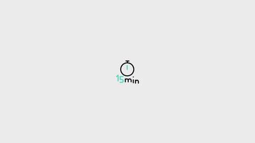 Animated Minimalist Stopwatch Timer Icons Collection