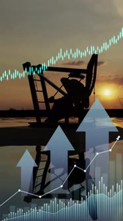 Oil Pump Stonk Graph Portrait