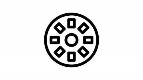 digital line icon animation