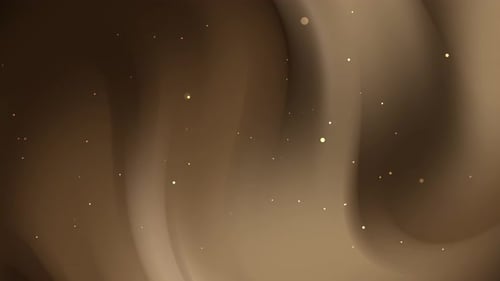 Abstract Fluid Waves Background with Shimmering Particles