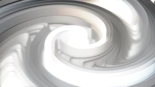 Abstract Metallic Swirl Rotating Loop Background