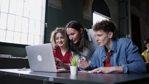 Group of People Attending Education Class in Community Center