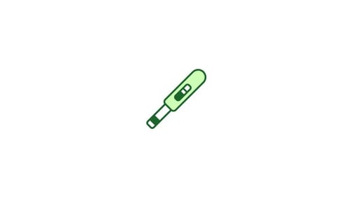 Pregnant Test Icon animation