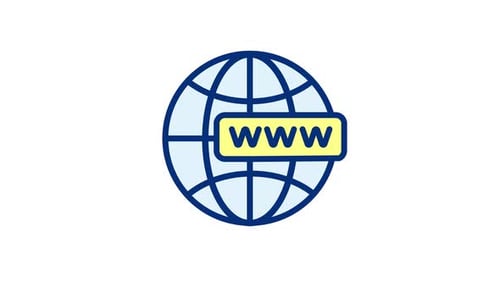 Animated Website RGB Color Icon