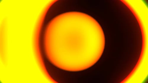Red And Orange Surreal Fluid Fusion Background Vj Loop I 4K