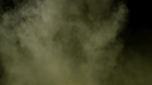 Dynamic Green Smoke Cloud Background Overlay