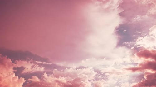 Pastel Clouds in a Dreamy Sky