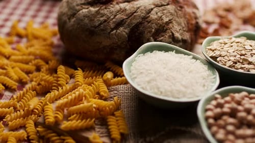 Fusilli Pasta CloseUp Handheld Camera