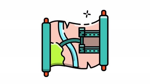 Modern Animated Map Scroll Icon Reveal