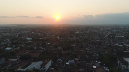 Aerial View Yogyakarta Indonesia