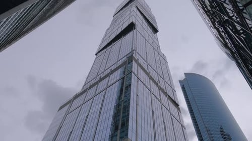 Moscow High Rise Buildings In The City Center